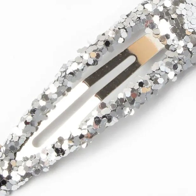 Picture of 8208 / 2082 CARD OF 6 CHUNKY GLITTER SLEEPIES IN SILVER